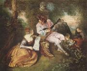 Jean-Antoine Watteau, Scale of Love (mk08)